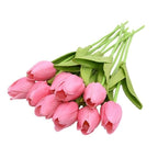 10Pcs High Quality Real Touch Calla Lily Artificial Flowers Bouquet For Wedding Bridal Home Kitchen Table Flower Decoration Home Decor