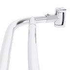 44 in. to 70 in. Double Curved Shower Rod (Chrome Finish)