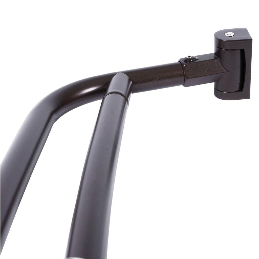 44 in. to 70 in. Double Curved Shower Rod (Oil-Rubbed Bronze Finish)