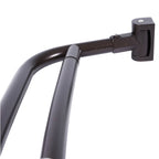 44 in. to 70 in. Double Curved Shower Rod (Oil-Rubbed Bronze Finish)