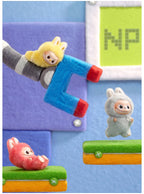 Pop Mart Labubu Pin for Love Series Blind Box (N-Z) Blue