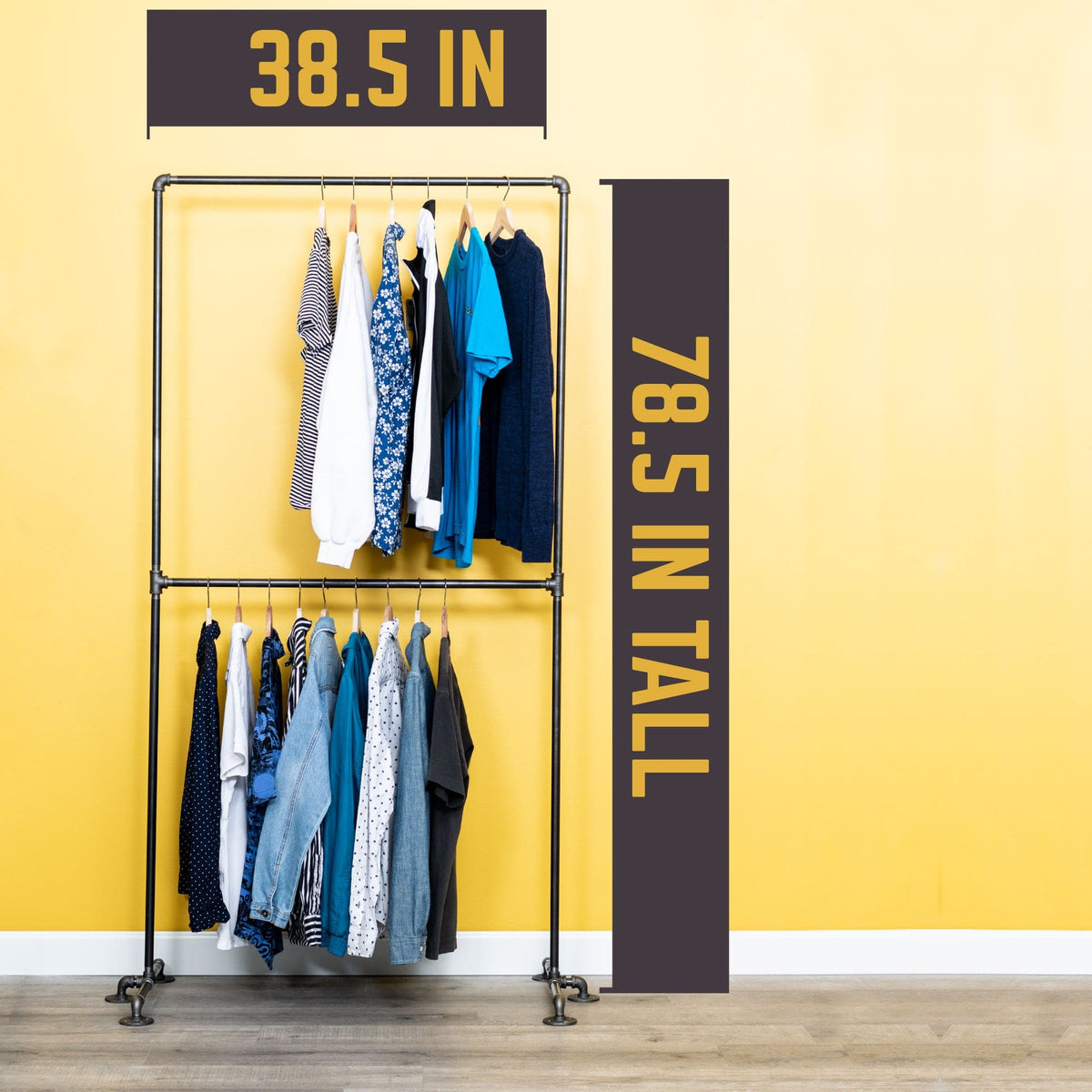 Freestanding Double Clothing Rack