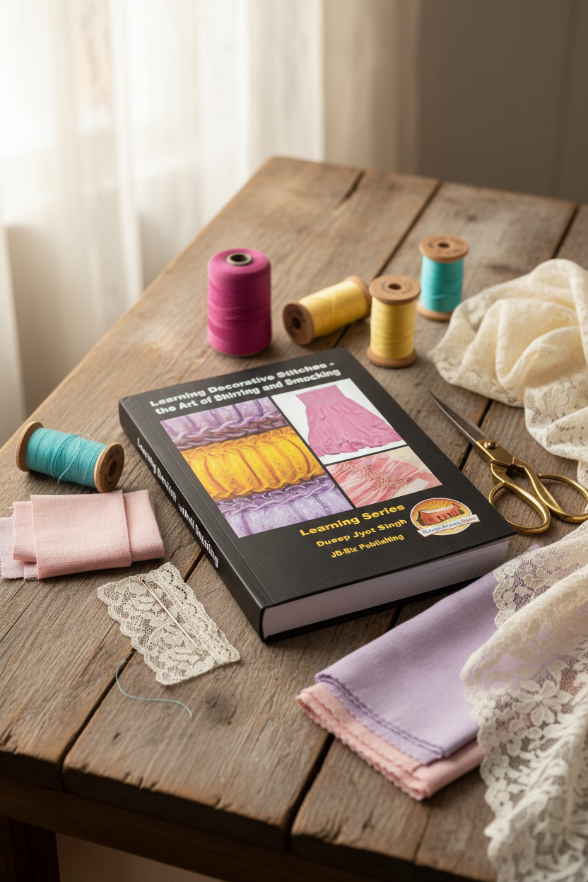 Learning Decorative Stitches - the Art of Shirring and Smocking - Paperback