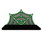 Spider Web Floating Shelf | Spooky Halloween Decor Shelf | 9" Wide x 5" Deep | Made in USA