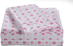 Greta Floral Pink Dot Bedding Sheet Set