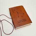 Astrology Zodiac Handmade Leather Journal