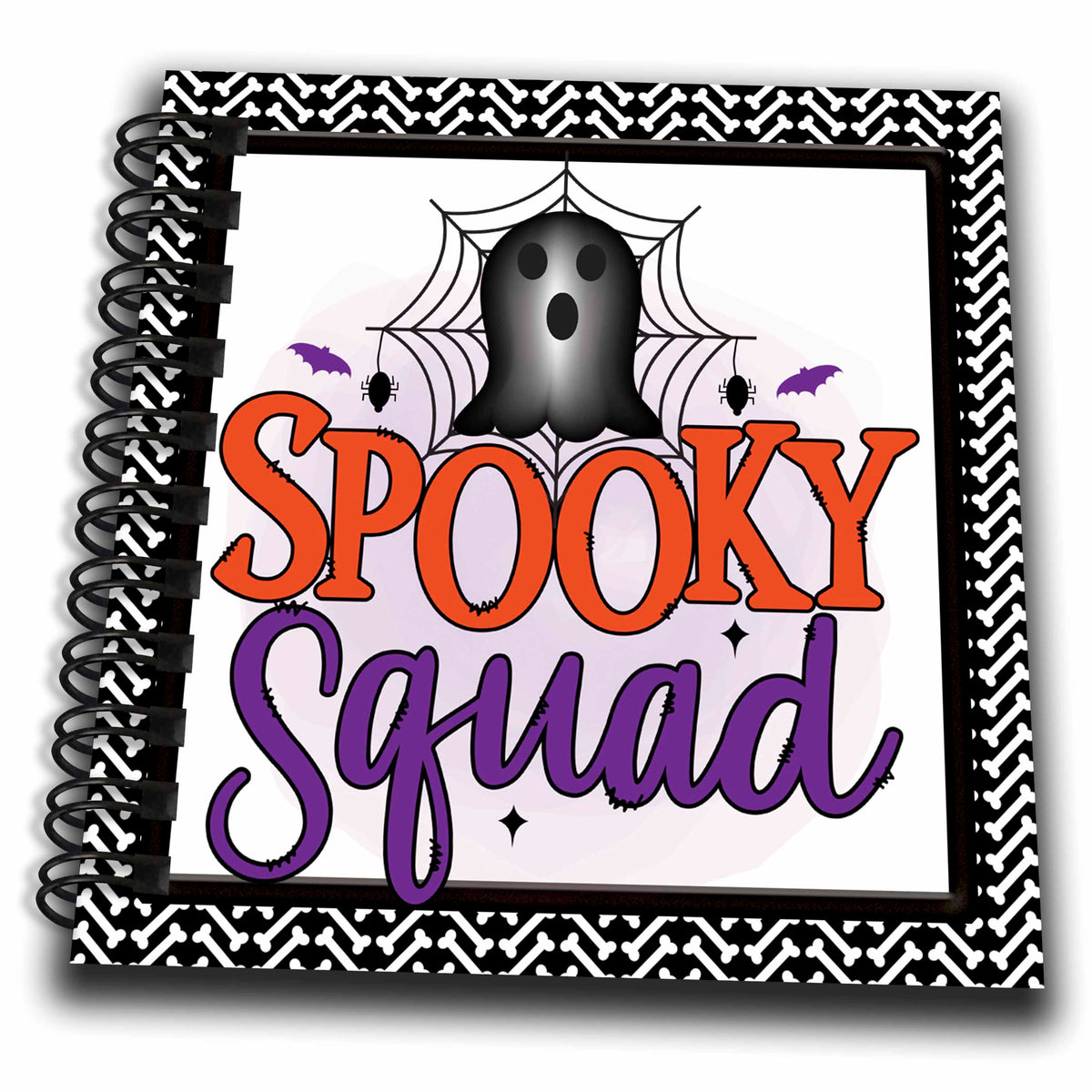 3dRose Cute Halloween Spooky Squad Halloween Word Art - Drawing Books (db-369177)