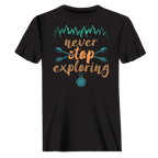 Never Stop Exploring T-Shirt for Men