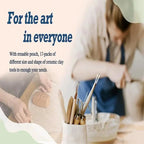 Pottery Clay Sculpting Tools Kit - 8-61 Pcs for Carving, Shaping & Modeling