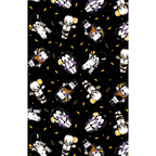 Sourpuss Kewpie Monsters Shower Curtain | Frankenstein Dracula Werewolf Polyester Bathroom Decor
