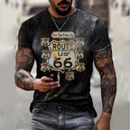 Men’s summer Retro Short Sleeve t-shirts