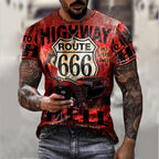 Men’s summer Retro Short Sleeve t-shirts