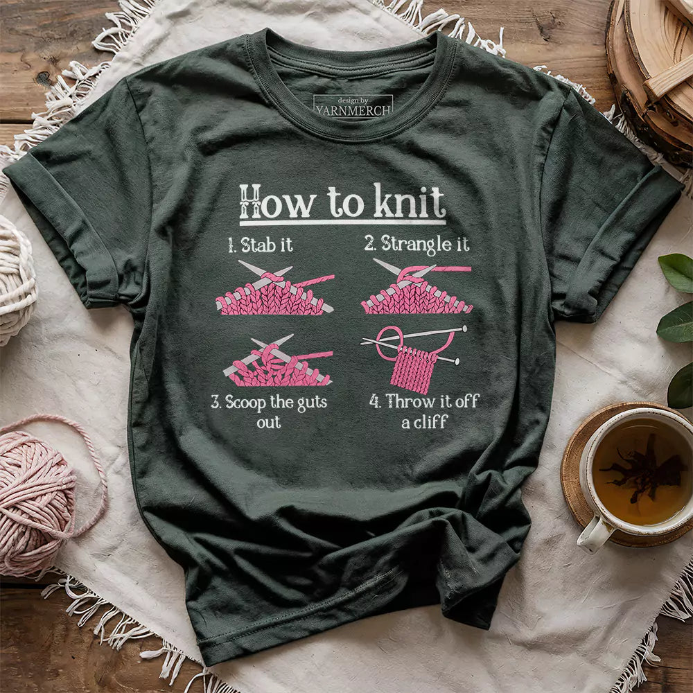 How To Knit T-shirt