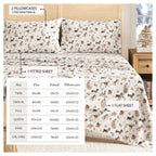 Turkish Cotton Christmas Flannel Sheet - Whittaker Collection
