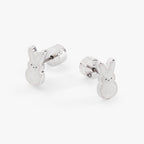 PEEPS® White Pearlized Bunny Studs