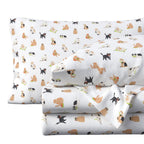 Turkish Cotton Christmas Flannel Sheet - Whittaker Collection