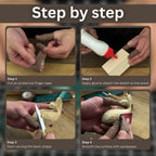 Whale Carving Kit - Complete Starter Whittling Kit for Beginners, Adults, Teens, and Kids