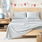 Turkish Cotton Christmas Flannel Sheet - Whittaker Collection