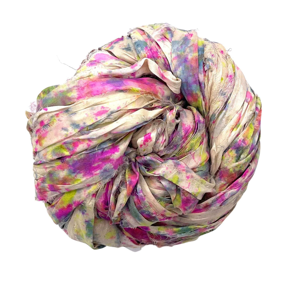 Artisan Recycled Sari Ribbon – Sari Treasures in Every Strand